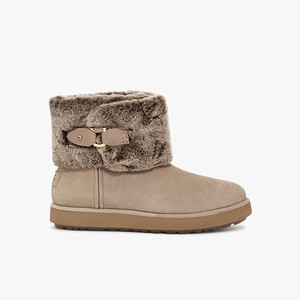 Ugg Classic Berge Mini Suede Klassiska Stövlar Dam Bruna (849650NIO)